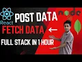 MERN Stack Tutorial Post Fetch Data in React with Node js API MongoDB Full Project