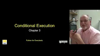 PY4E - Conditionals Chapter 3 Part 1