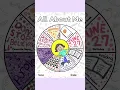 Printable All About Me Back to School Poster
