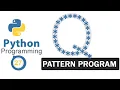 Python Pattern Programs Printing Stars in Q Shape