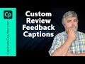 Custom Review Captions in your Adobe Captivate Classic Quiz