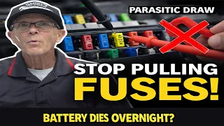 Battery Dies Overnight Find a Parasitic Draw Stop Pulling Fuses