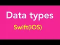 12-Data Types in iOS Swift Programming Language Int Float Double Character String Bool