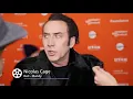 Nick Cage talks at Sundance about his film Mandy & fans using his face for memes