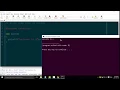 c program on geany ide