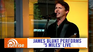 james blunt 5 miles live on sunrise 2020 7news australia