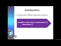 OOP 4 Method Overloading and Constructors