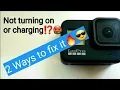 How to fix Gopro hero 6 7 8 not turning on or charging Fix in 2 ways 200 working