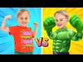 Chris and Alice Twin Smash! Super Team Up! Funny stories with kids