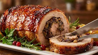 I make this every Christmas. My guests are delighted! Amazing filling for pork loin roll.