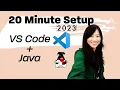 20-Minute Setup VS Code and Java on Window