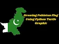 Drawing Pakistan Flag Using Python Turtle Graphic