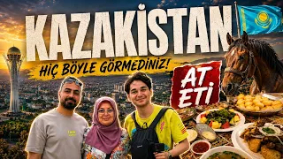 Kazakistan'ı BÖYLE GÖRMEDİNİZ! - At Eti Denedik! 🇰🇿
