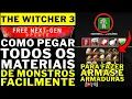 THE WITCHER 3 NOVA VERSÃO - COMO PEGAR TODOS OS MATERIAIS DE MONSTROS FACIL PARA FAZER TUDO!!!! Mp3 Song Download