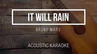 Download IT WILL RAIN - BRUNO MARS - Acoustic Karaoke  + Lyrics - (Boyce Avenue Cover Version) MP3