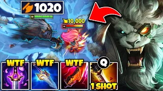 What happens when Rengar breaks 1000 AD in Arena HINT YOU GET ONE SHOT