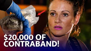 Caught On Camera: Smuggling $20,000 Of Contraband Under Her Clothes