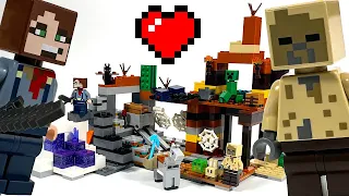 LEGO Minecraft The Badlands Mineshaft 21263 Speed Build Review