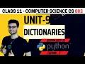 Class 11 Python Dictionaries One shot revision with MCQs 2024 Computer Science CBSE-XI Aakash
