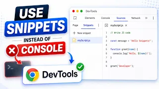 Stop Using Console Use Chrome Snippets Instead Better Way to Run JavaScript Code