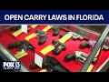 Open carry rules vary depending on county
