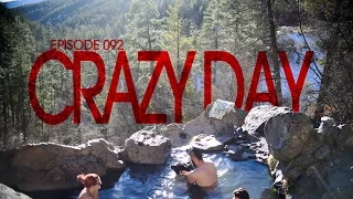 Amazing Mountainside Natural Hot Spring – Van Life 092