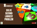 Second Largest CodeChef Problem Solved Python