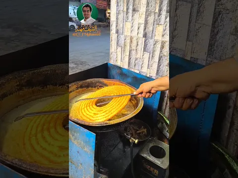 هل شاهدته كيف يتم تحضير المشبك‼️😱👋🏻