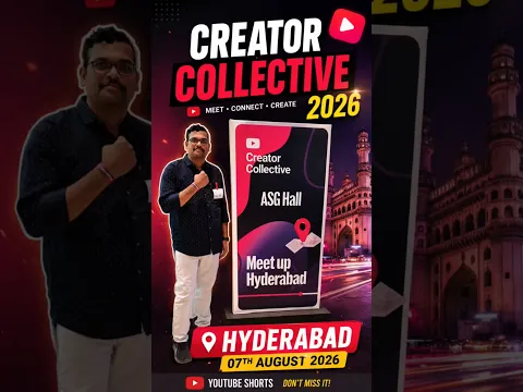 Creator Collective Event 2026 at Hyderabad #creatorcollective #youtube