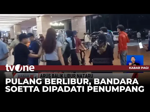 Bandara Soetta Terus Dipadati Penumpang yang Pulang usai Libur Nataru