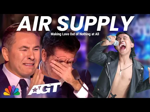 Download MP3 All the judges cry hysterically | When they heard the song Air Supply with Extraordinary voice