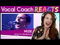 Lagu Vocal Coach reacts to Muse - Sing For Absolution (Live at Glastonbury Festival, 2004)