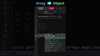 How to convert array to array object in Javascript