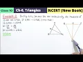 Class 10th Chapter 6 Triangles Example 8 Maths New NCERT CBSE Syllabus In fig 6 33 CM and RN are