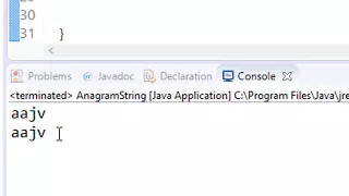 46 Anagram string in java
