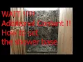 Setting Flexstone Shower base
