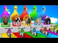 Download Lagu Long Slide Game With Cow Elephant Gorilla Hippopotamus Tiger 3d Animal Game Funny 3d Animals