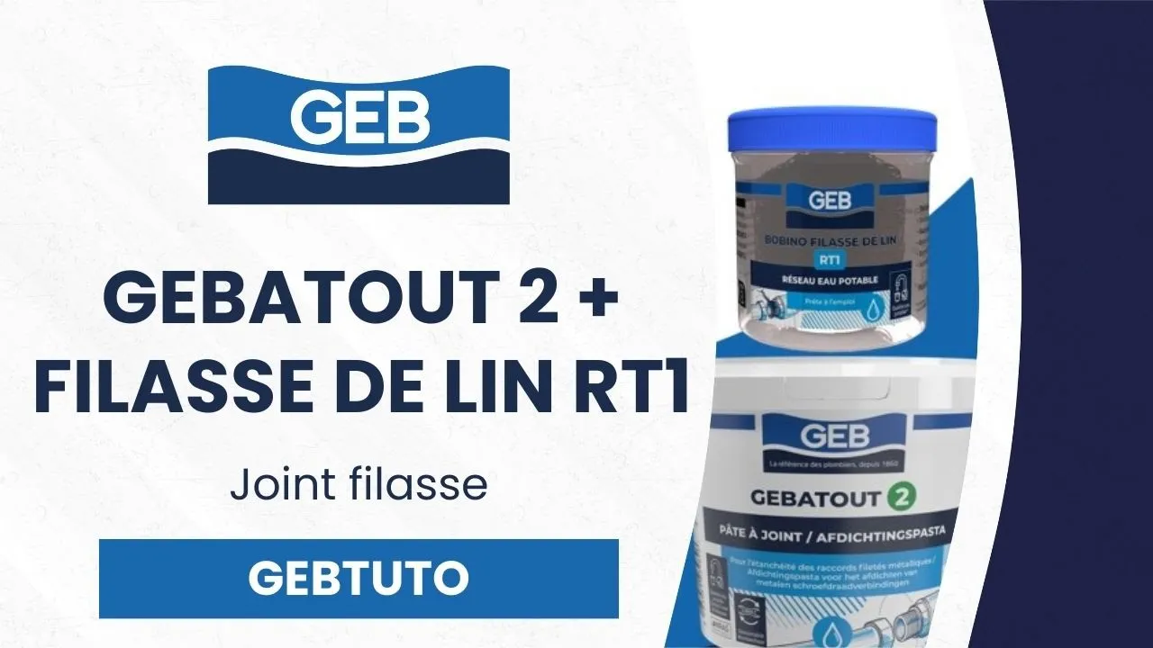 Appliquer la pâte Gebatout 2 et la filasse de lin