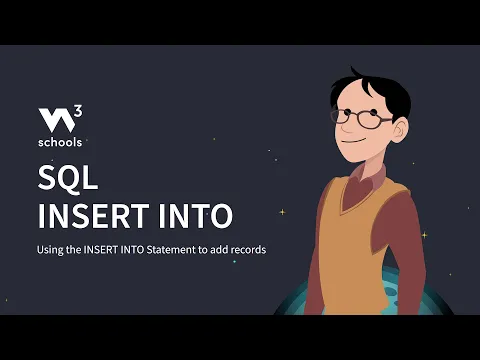 SQL - INSERT INTO Statement - W3Schools.com - YouTube thumbnail