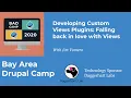 Developing Custom Views Plugins Falling back in love with Views