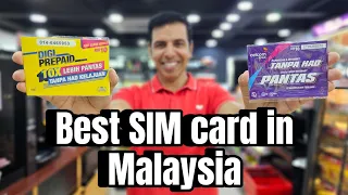 How to buy a SIM card in Malaysia - Kuala Lumpur Celcom Maxis Digi Umobile