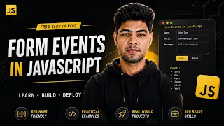 JavaScript Form Events Submit Input Change Focus Events JavaScript Tutorial