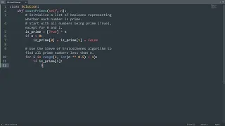 Leetcode 204 Count Primes in Python Python Leetcode Python Coding Tutorial Python Coding ASMR