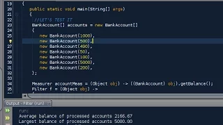Prog Exercise - Interfaces Demonstration with expressions Java