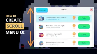 How to Create a Scroll Menu in Unity - Easy Step-by-Step Guide Unity Scroll Menu Tutorial 2024