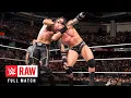 FULL MATCH Seth Rollins vs Randy Orton WWE Title Match Raw Aug 10 2015