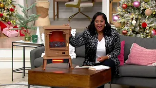Living Glow Infrared Stove Heater with Remote Thermostat on QVC