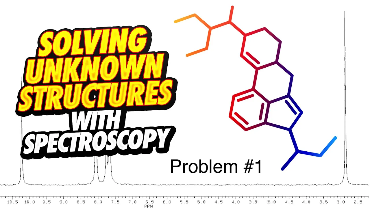 Solving Unknown Organic Structures with NMR, IR, MS Spectroscopy