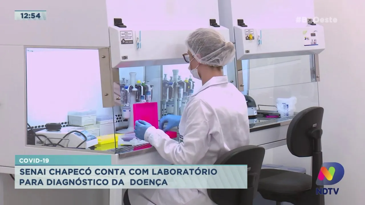 Covid-19: Senai Chapecó conta com laboratório para diagnóstico da doença