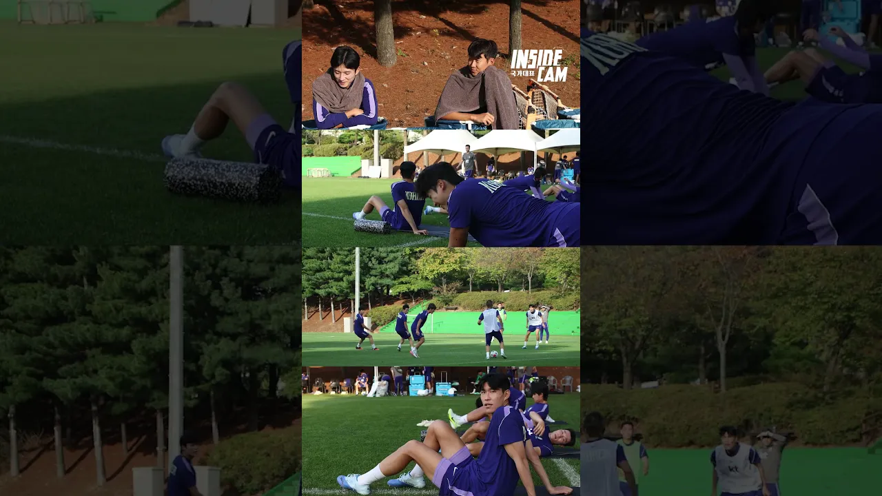 우루과이전 대비 회복 훈련 몰아보기